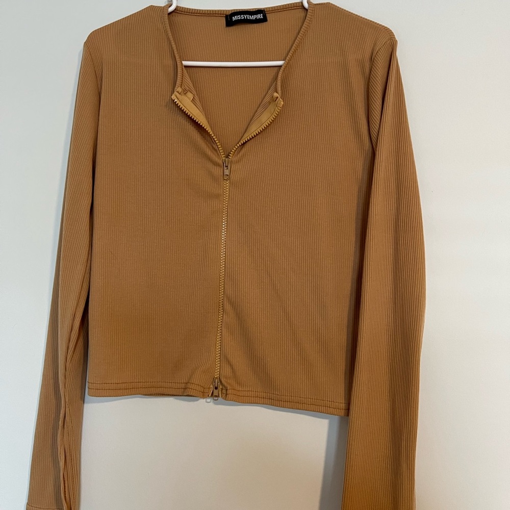 Missy Empire Nude Zipup